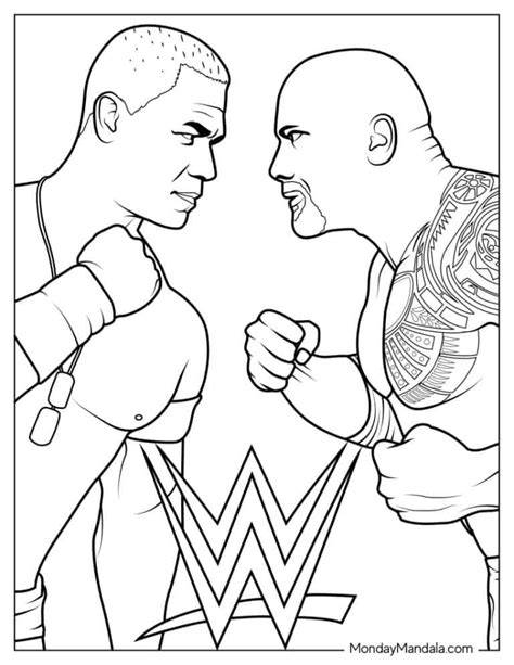 Wwe Coloring Pages
