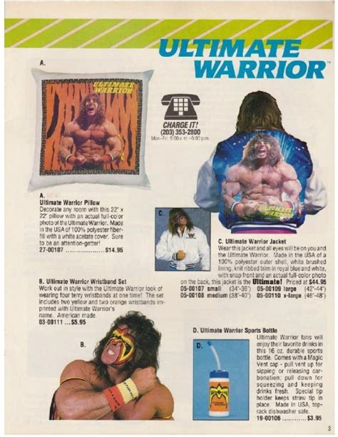 Wwf Merchandise Catalog