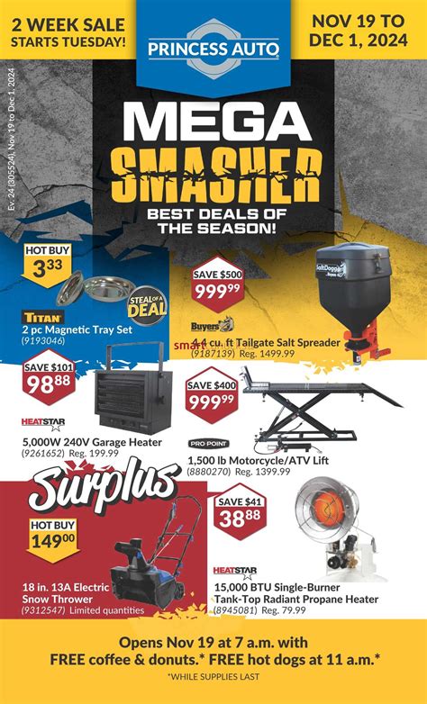 Discover the Best Deals on Tools and Equipment with Princess Auto Flyer - Visit www.princessauto.com Now!