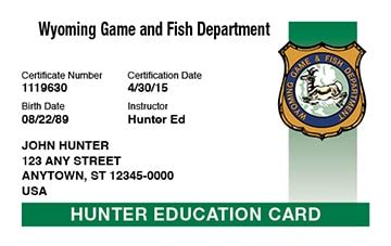 Wyoming Hunting License