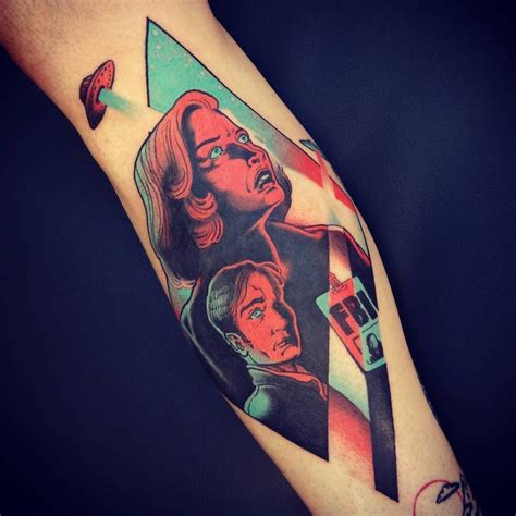 — “Mulder, it’s me.” XFiles tattoo done