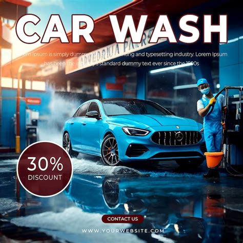 X Banner Car Wash