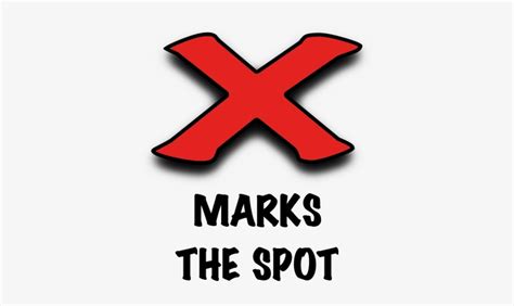 X marks the spot