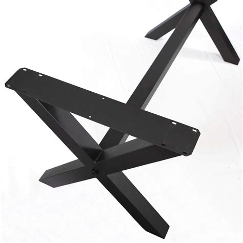 X-shaped dining table base
