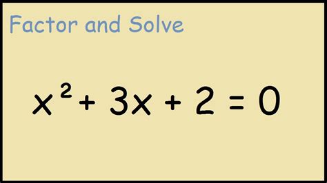 X2 3X 2 0: Mengenal Persamaan Kuadrat