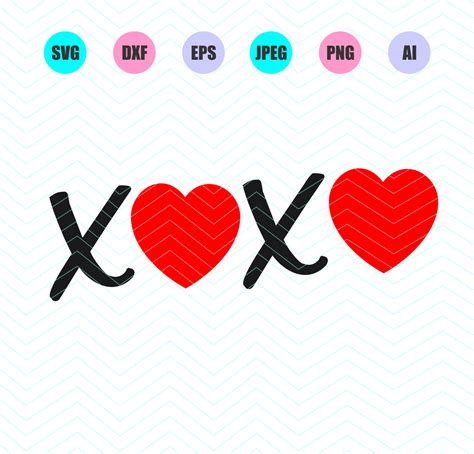 Download XOXO SVG File - SVG Design Cameo
