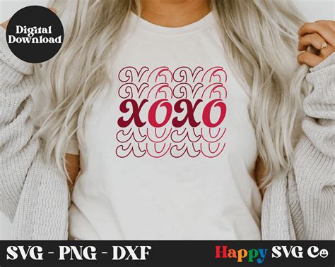 Download XOXO SVG File - SVG Design Commercial Use DXF Files