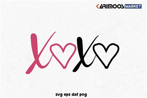 Download XOXO SVG File - SVG Design Cut Files