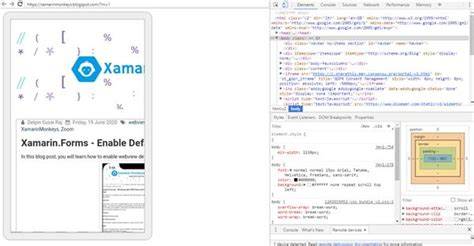 Xamarin Forms Debug App