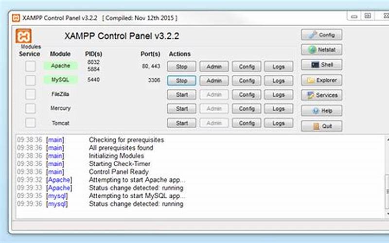 Xampp Components