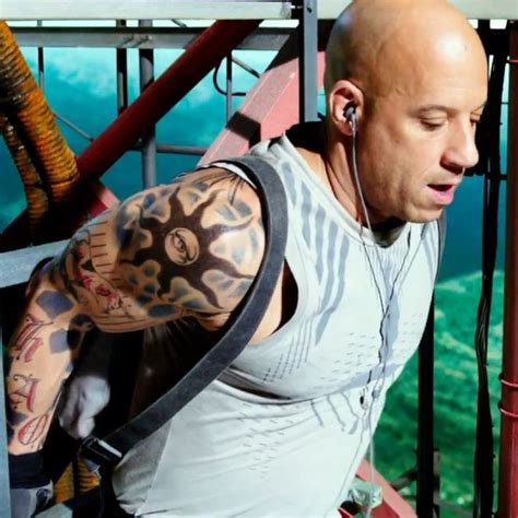Vin Diesel Goes Shirtless in a Towel with Xander Cage
