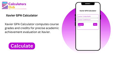Xavier Gpa Calculator