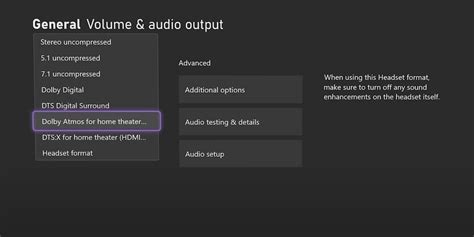 Xbox Series S audio