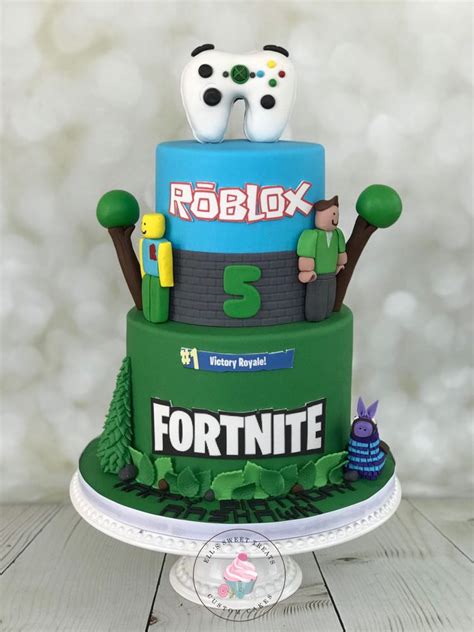 Xbox cake Fortnite cake Roblox cake - Pinterest
