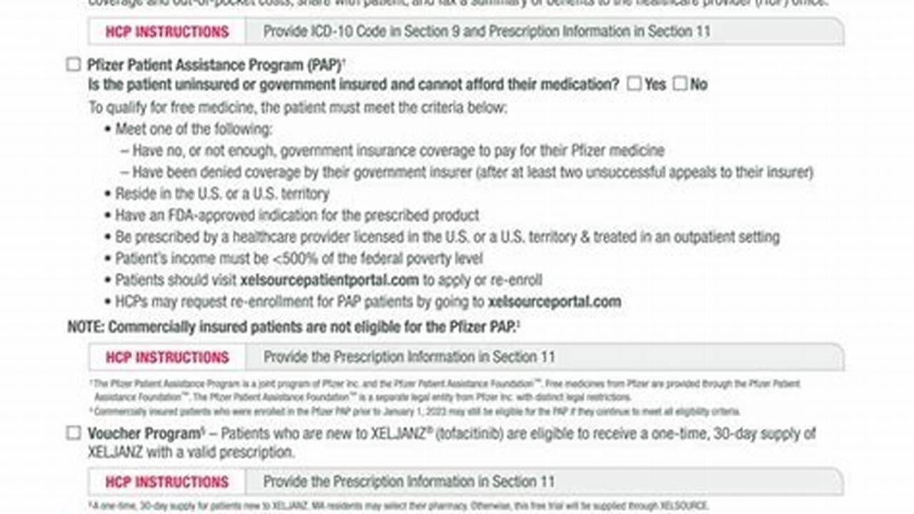 Xelsource Patient Assistance Application 2025