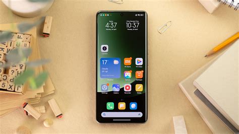 Ilustrasi layar smartphone Xiaomi