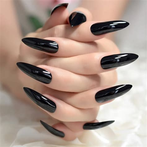 Xl Long Stiletto Nails Black: The Ultimate Guide For Fashionable Women In 2023