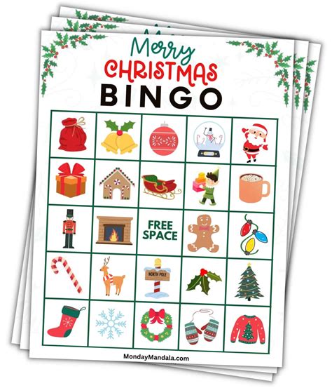 Xmas Bingo Templates