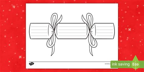 Xmas Cracker Template