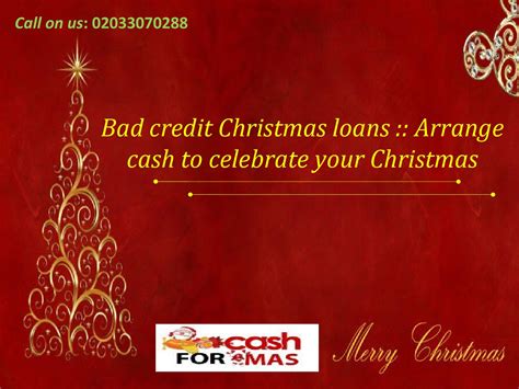 Xmas Loans For Bad Credit