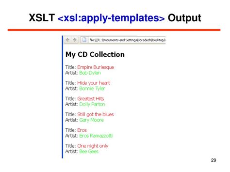 Xslt Xsl Apply Templates