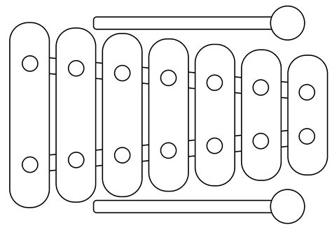 Xylophone Coloring Page