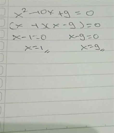 X² + 10X + 9 = 0: Membahas Persamaan Kuadrat dengan Pendekatan Analitis