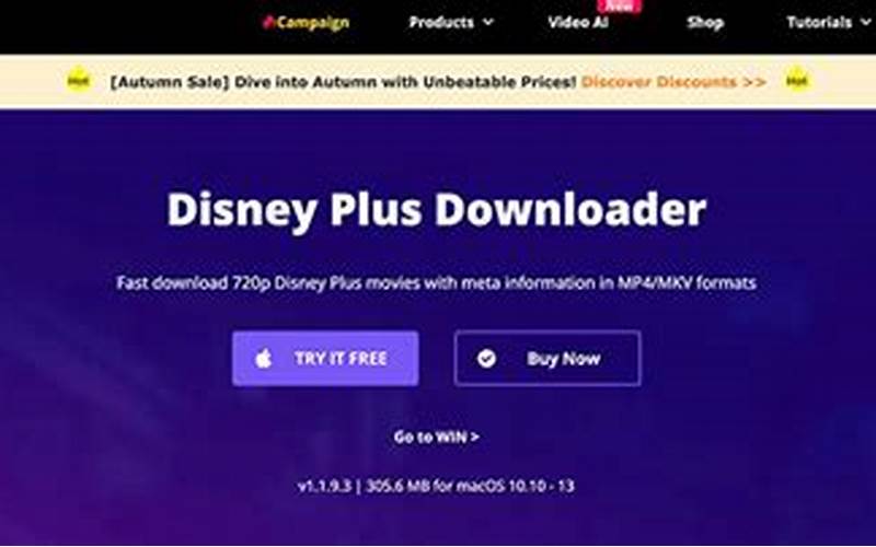 Y2Mate Disney Plus Downloader Features