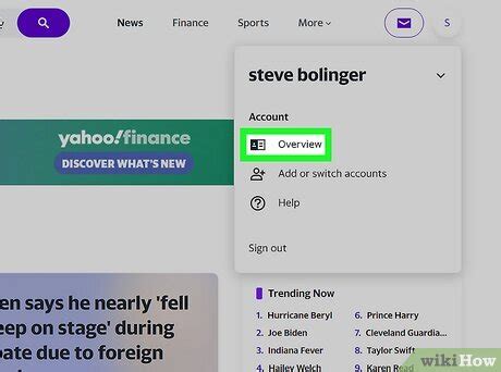 Yahoo Settings