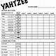 Yahtzee Printable Sheets