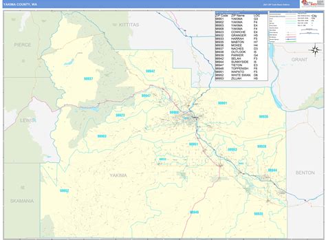 Yakima Washington Zip Code Map Map Quiz