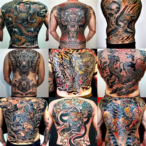Yakuza Back Tattoos