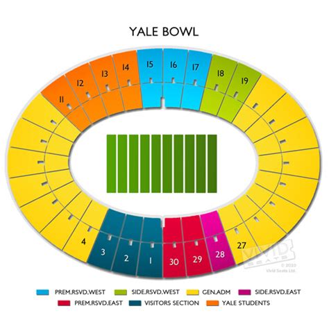 Yale Bowl Seating Chart