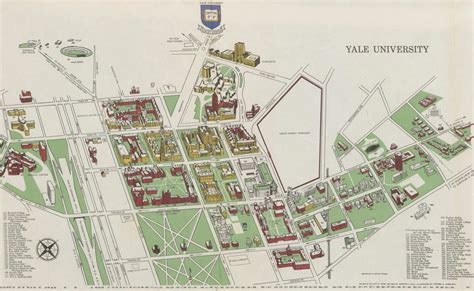 Yale University Campus Map