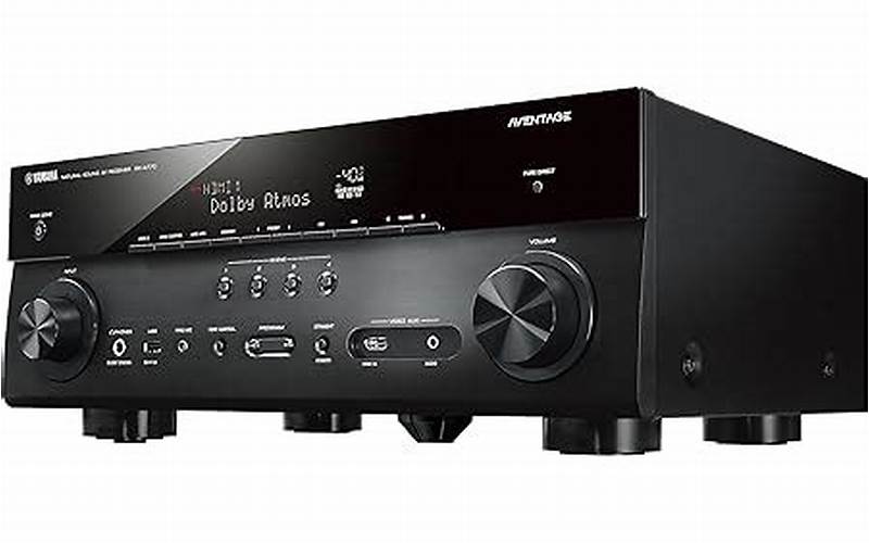 Yamaha Aventage Audio & Video Component Receiver Black Rx A770Bl Video