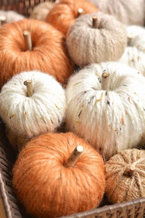 Yarn Pumpkins