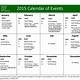 Year Event Planner Template
