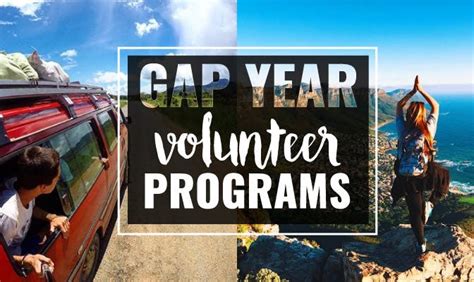 Year Long Volunteer Programs