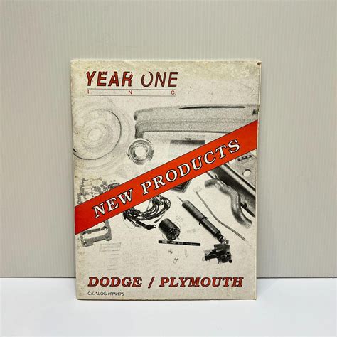 Year One Inc Catalog