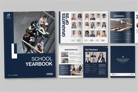 Yearbook Layouts Templates