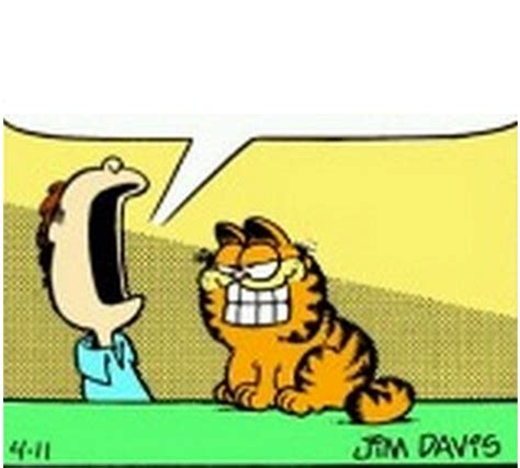 Yelling At Cat Meme Garfield