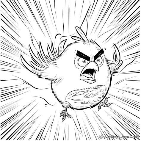 Yellow Bird Angry Birds Coloring Pages