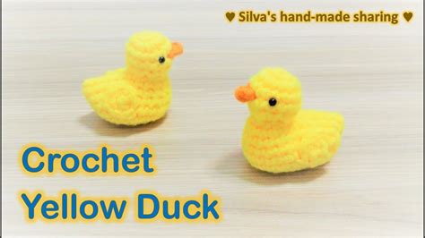 Yellow Duck Crochet Pattern