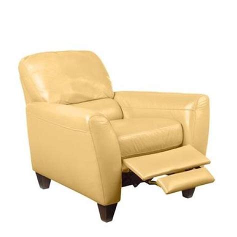 Yellow Leather Recliner