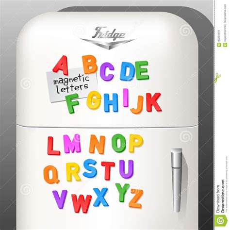 Alphabet Refrigerator