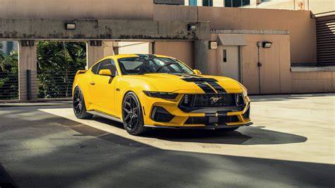 Yellow Mustang Gt
