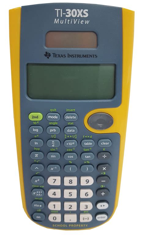 Get Accurate Results with the Yellow Texas Instrument Calculator - Perfect for School and Work!