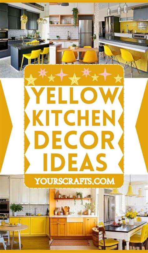 Yellow kitchen DIY projects