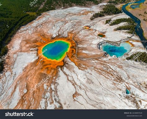 Yellowstone aerial view