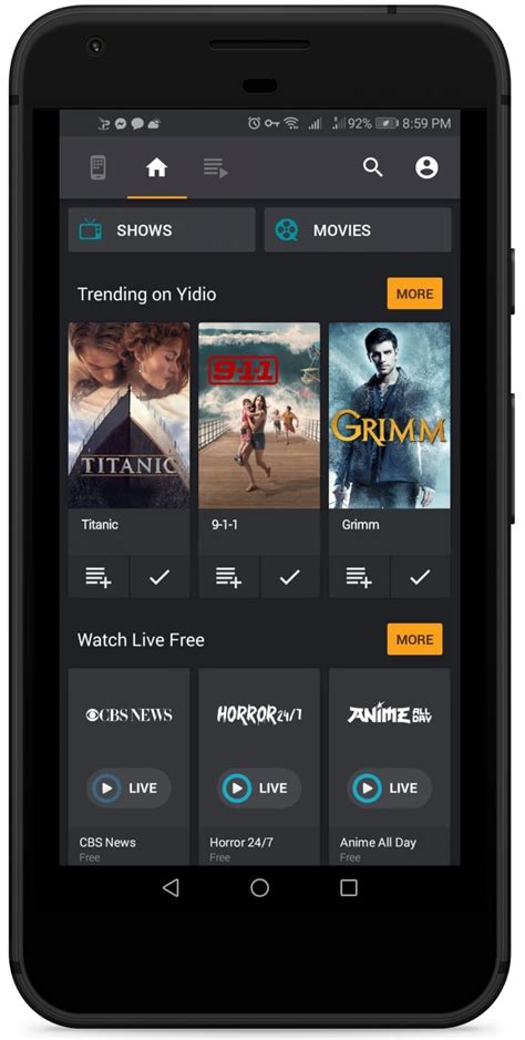 Yidio Streaming App